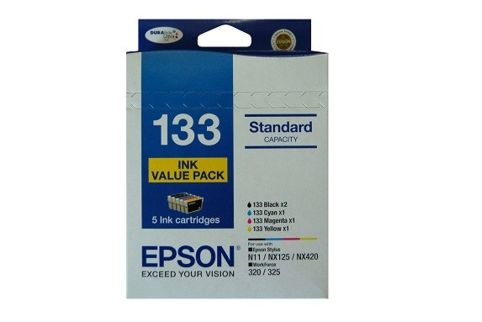 Epson 133 Ink (2 X Black) Value Pack (Genuine) - Toner Bee Australia's ...