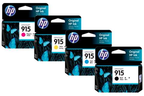 HP #915 OfficeJet 8010 8012 Ink Cartridge Value Pack (Genuine