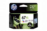 HP #67XL 3YM58AA High Yield Tri Color Ink Cartridge (Genuine)