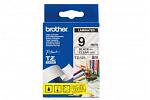 Brother TZ121 Laminated Black on Clear Tape - 9mm x 8m (Genuine)