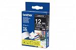 Brother TZ335 Laminated White on Black Tape - 12mm x 8m (Genuine)