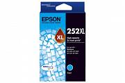 Epson 252XL High Yield Cyan Ink Cartridge (Genuine)