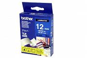 Brother TZ535 Laminated White on Blue Tape - 12mm x 8m (Genuine)