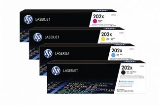 HP #202X Color LaserJet Pro M254 MFP M280 M281 Toner (Genuine)