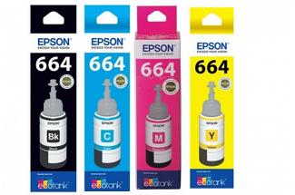 Epson T664 Ink Tank Value Pack (Genuine)